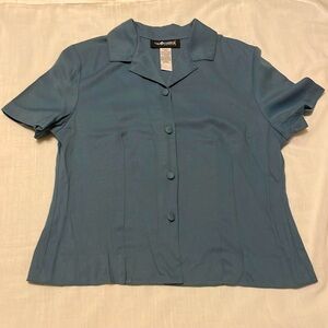Blue blouse from Sag Harbor Petite medium